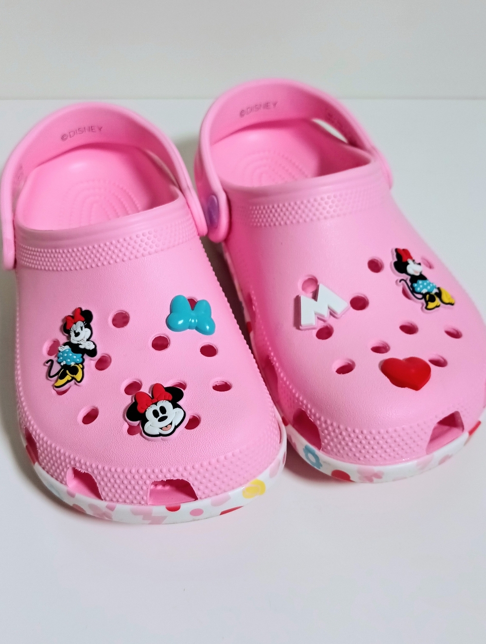 Crocs Disney Minnie Mouse and Friends Pink Shoes Size J 3